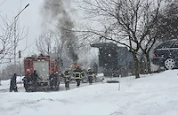 Пламна камион на сметосъбиращата фирма в Русе