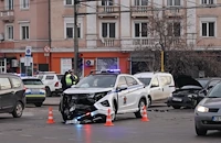 Джип на Столична община катастрофира край НДК