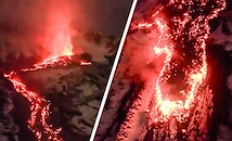 Етна откри 2026 година с огнен спектакъл и трусове