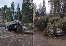 НИМХ обяви жълт код за ураганен вятър в 16 областиСистемата