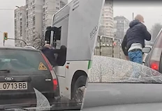 Инцидентът в квартал Красна поляна е запечатан на видео полицията