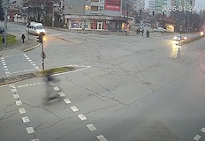 Общината разпространи кадри от инцидентаОпасно нарушение на правилата за движение