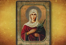 Мъченицата е известна и като покровител на студентите в православния