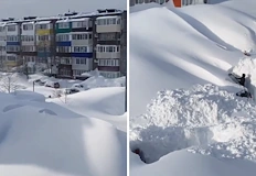 Москва потъна в най тежкия сняг от век и половина