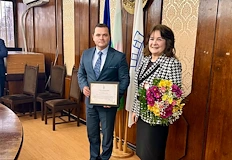 Мария Плачкова получи почетна значка Русе за приноса си към