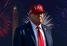 Президентът на САЩ публикува колаж обявяващ го за лидер на