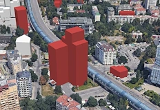 Небостъргачът ще изникне върху критично натоварено кръстовище до метротоКметът на