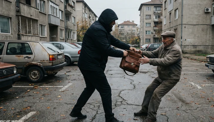 Младежът е издърпал чанта с 1600 лева от ръцете на възрастния мъж Младежът е издърпал чанта с 1600 лева от ръцете на възрастния мъж
