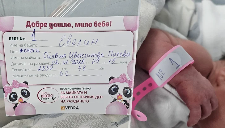 Държавната болница отчете първото раждане чак на 2 януари Държавната болница отчете първото раждане чак на 2 януари