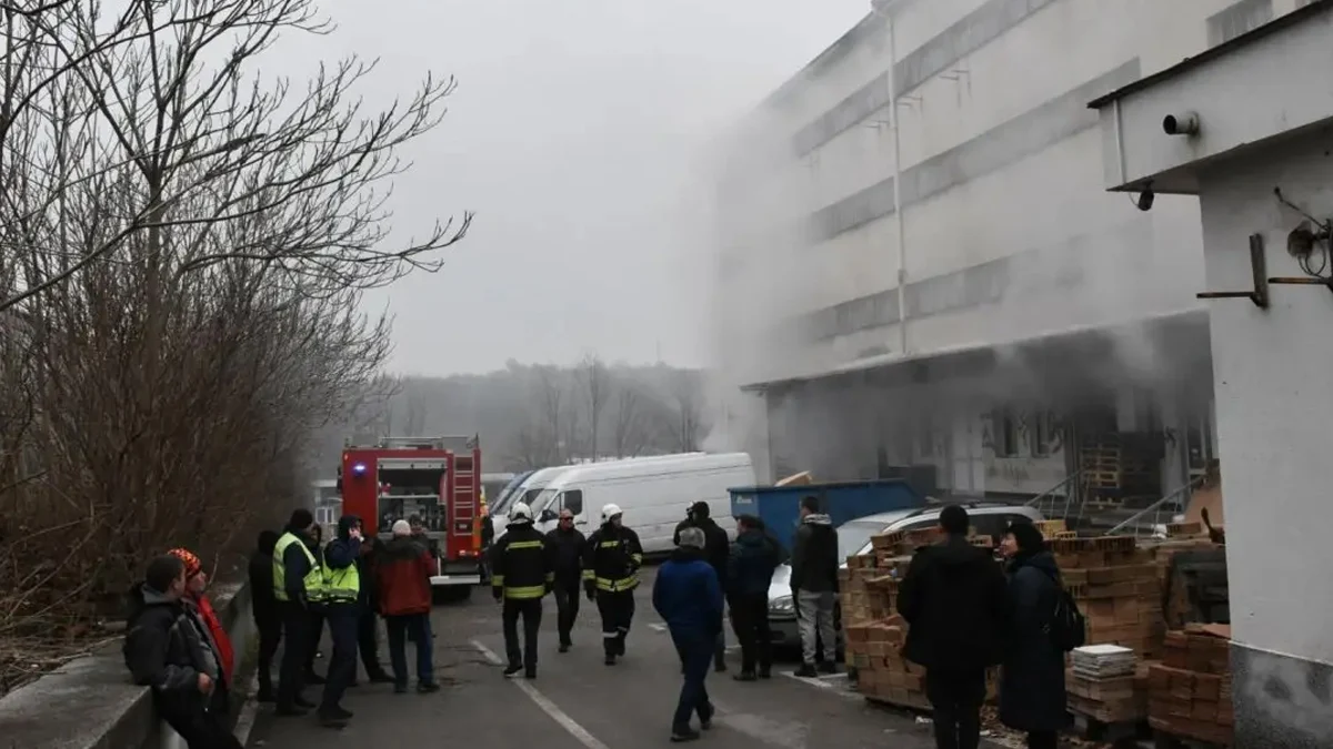 Няма пострадали при инцидента, щетите са само материалниСклад за перилни