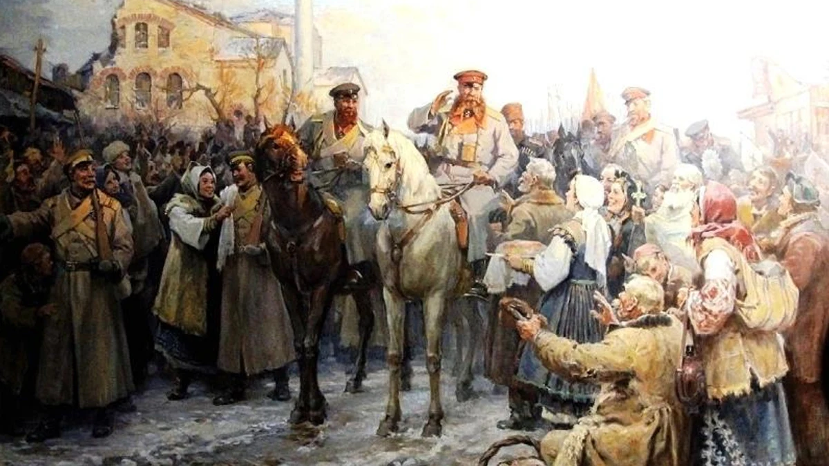 Генерал Гурко влиза в бъдещата столица на 4 януари 1878