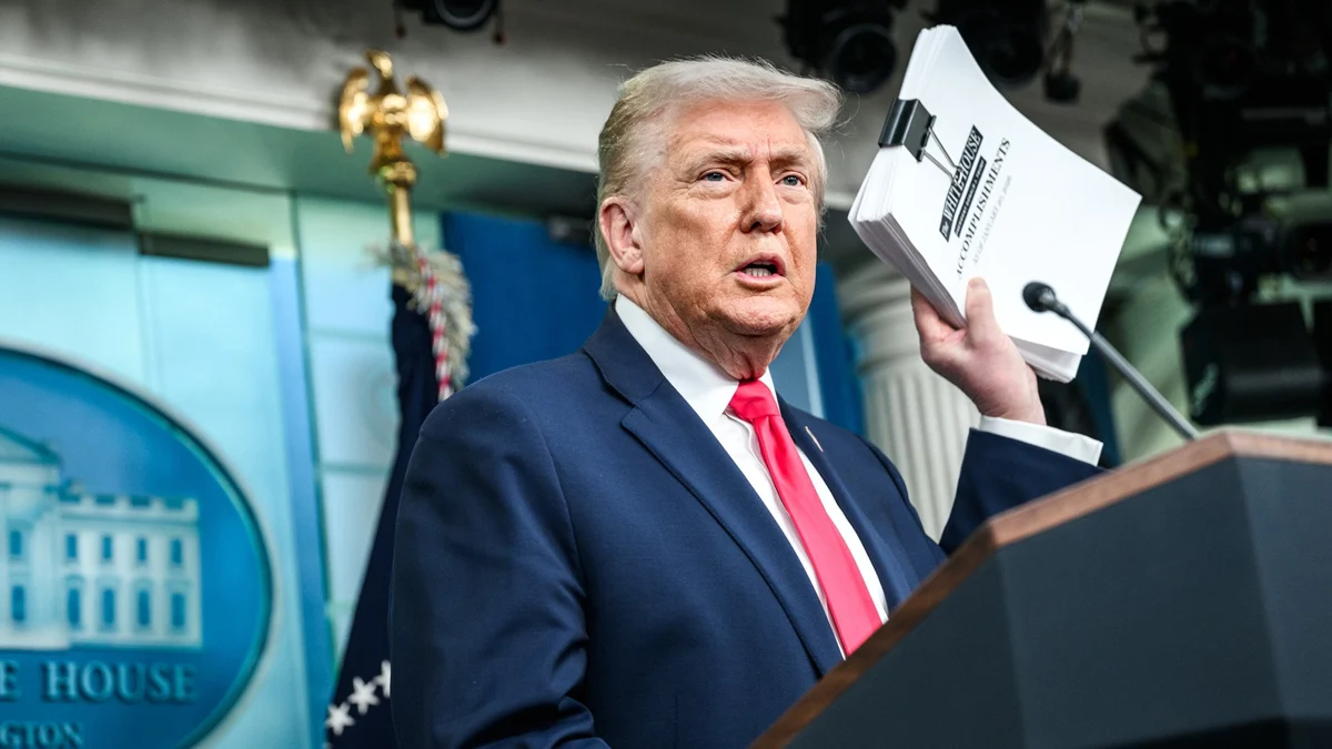 Президентът на САЩ размаха документ с успехи, докато Европа готви