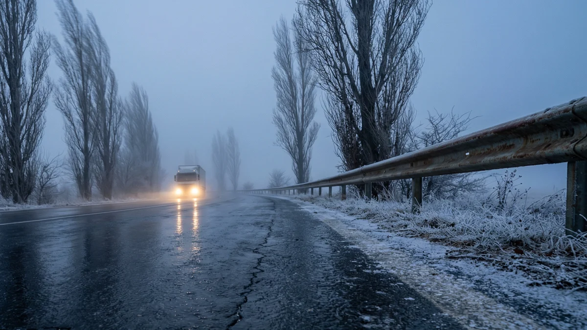 АПИ предупреждава за частични заледявания и компрометиран мост в областта,