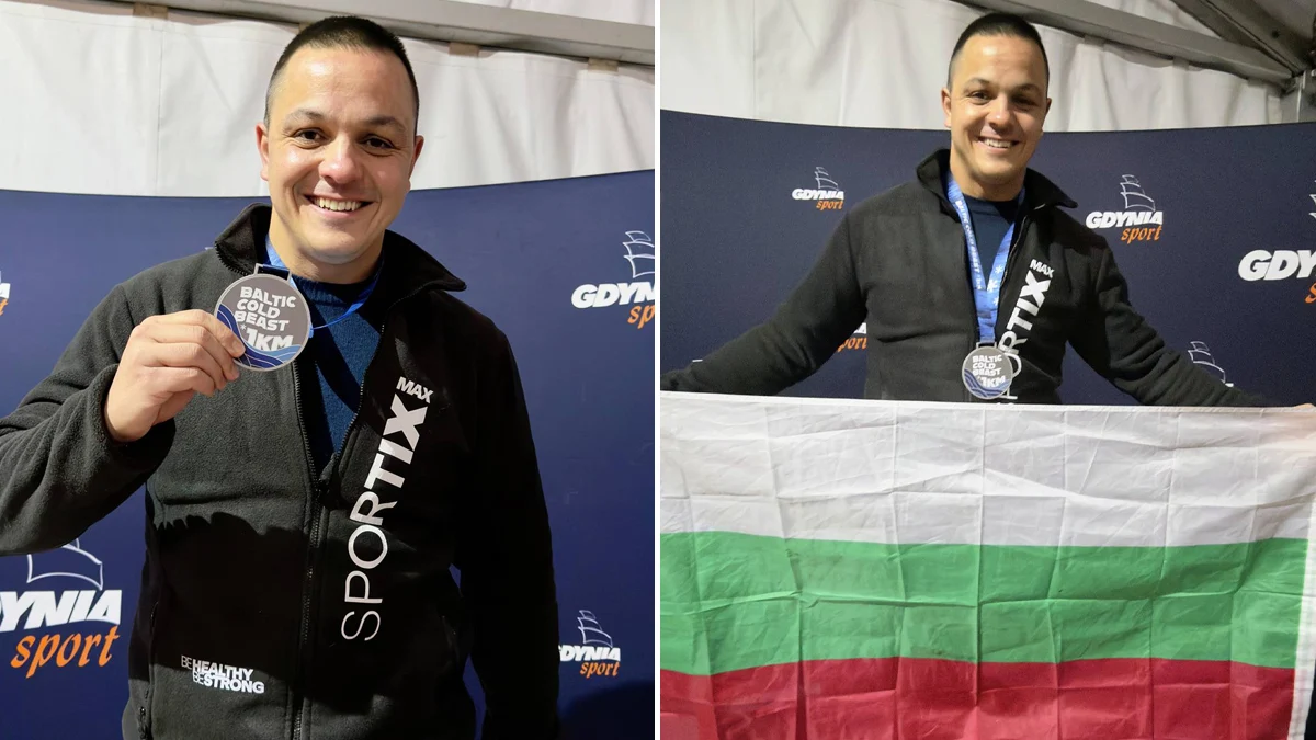 Българинът триумфира на 1000 метра при температура на водата под