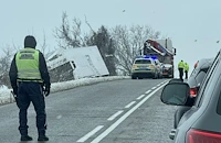 Катастрофа затрудни движението на пътя Русе - Бяла