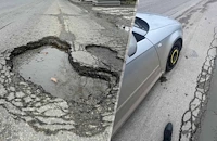 "Кратер" на булевард Тутракан в Русе застрашава живота на шофьори