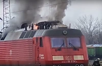 Пожар блокира гара Разпределителна в Русе