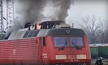 Пожар блокира гара Разпределителна в Русе