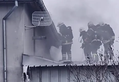 Пострадалият е транспортиран в УМБАЛ Канев Мъж на 67 години