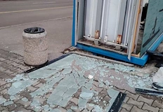 Вандалският акт е извършен в нощта срещу неделя на булевард