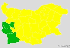 Предупреждението е за ниски температури и обилни снеговалежиНИМХ обяви жълт