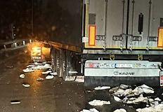 Инцидентът стана в участък с временна организация на движението край