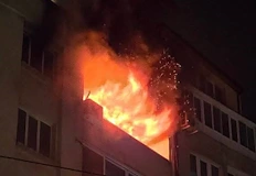 Огнеборци предотвратиха разрастването на огъня към съседни жилищаПожар избухна в