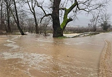 Подпорна стена смаза автомобил в Златоградско реките в Смолян са