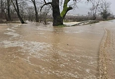 Граничното село Гюешево е под вода реките се следят денонощноОбилните