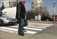 Движението в района на квартал Манастирски ливади е затрудненоЛек автомобил