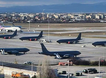 Летище София въвежда ограничения заради самолетите на САЩ