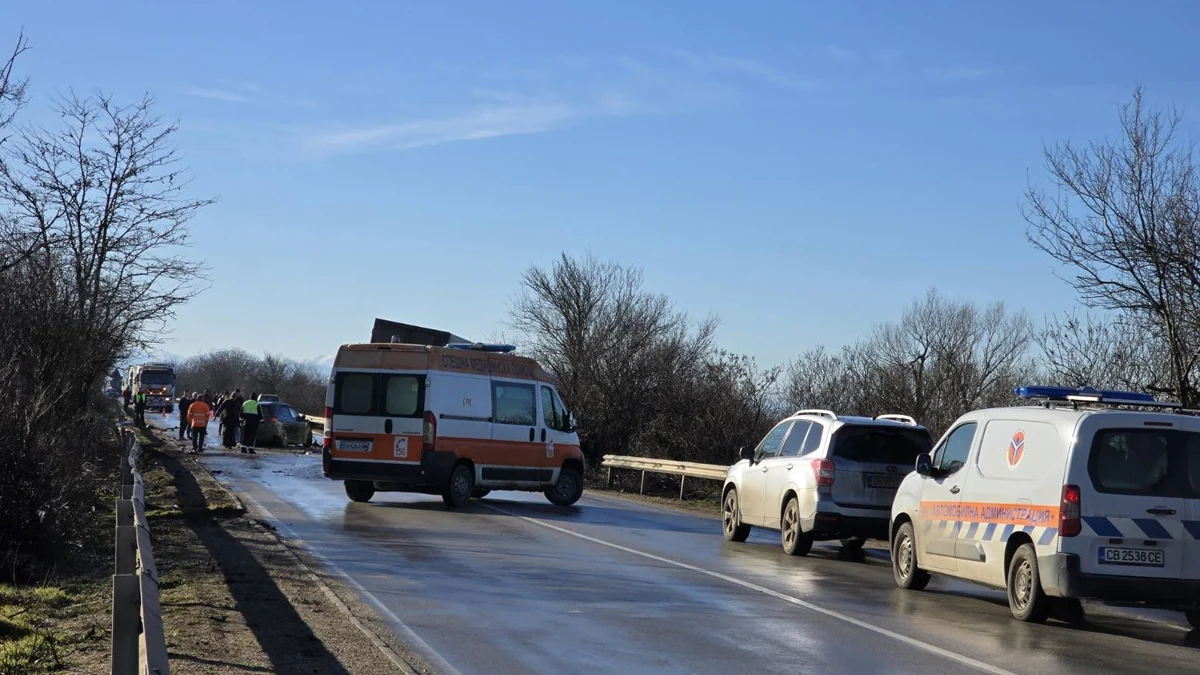 Инцидентът стана тази сутрин на главен път Е-79 край КреснаТежък