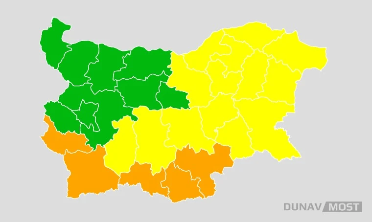 Температурите се сливат от 17 градуса до нулата само за