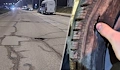 Шофьори в Русе масово късат гуми в огромни ями