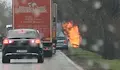 Коля изгоря като факла след катастрофа на пътя Русе - Бяла