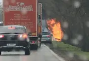 Коля изгоря като факла след катастрофа на пътя Русе - Бяла