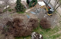 Ремонт на Енерго-Про превърна градинка в сметище