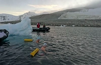 Теодор Цветков стана първият българин, преплувал ледена миля в Антарктида