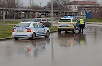 BMW катастрофира след гонка с полицията в Русе