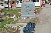 Почистиха поредното сметище край контейнери за смет в Русе