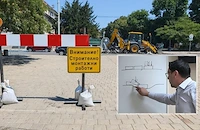 Евтиното изпълнение унищожило скъпите павета в Русе