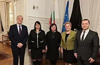 Пенчо Милков проведе среща с посланик Генка Георгиева в Страсбург