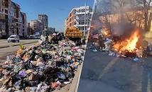 Изхвърлена жар едва не изпепели два сметовоза в Русе