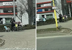 Опит за публично порицание на мъж без касов апарат предизвика