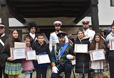 Ученици и самодейци пресъздадоха посрещането на руския император Александър IIПразничната