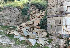 Свлачище застраши района около обителта Св Георги Зограф след трусаНяма