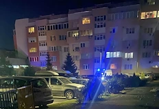 Екип на Спешна помощ пристигна на мястото на инцидентаСилна експлозия
