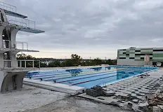 Топлофикация бави тестовете на новия плувен комплексНовият плувен комплекс в