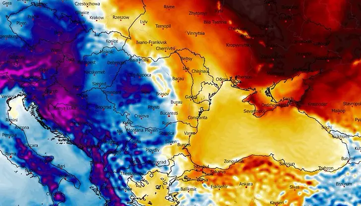 Температурите падат драстично след броени дни Температурите падат драстично след броени дни
