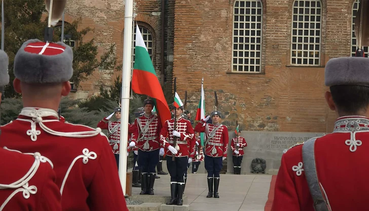 Гвардията участва в тържествения ритуал по случай Трети март